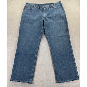 Carhartt Jeans Men's Size 44x32 (Fits 42x31)‎ Relaxed Fit Blue Denim BD1483-M